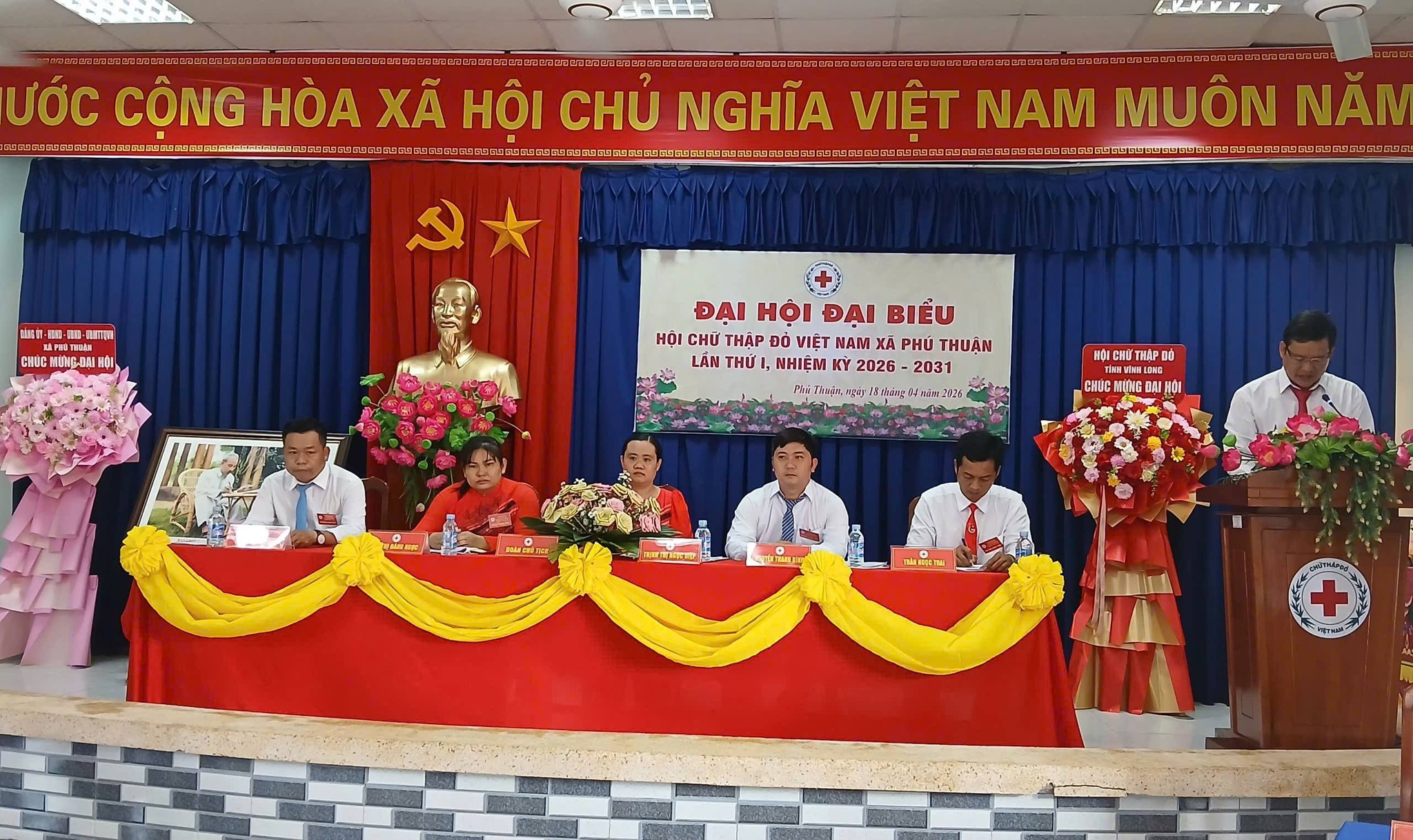 Đại hội Hội chữ thập đỏ Việt Nam xã Phú Thuận lần thứ I, nhiệm kỳ 2026 – 2031