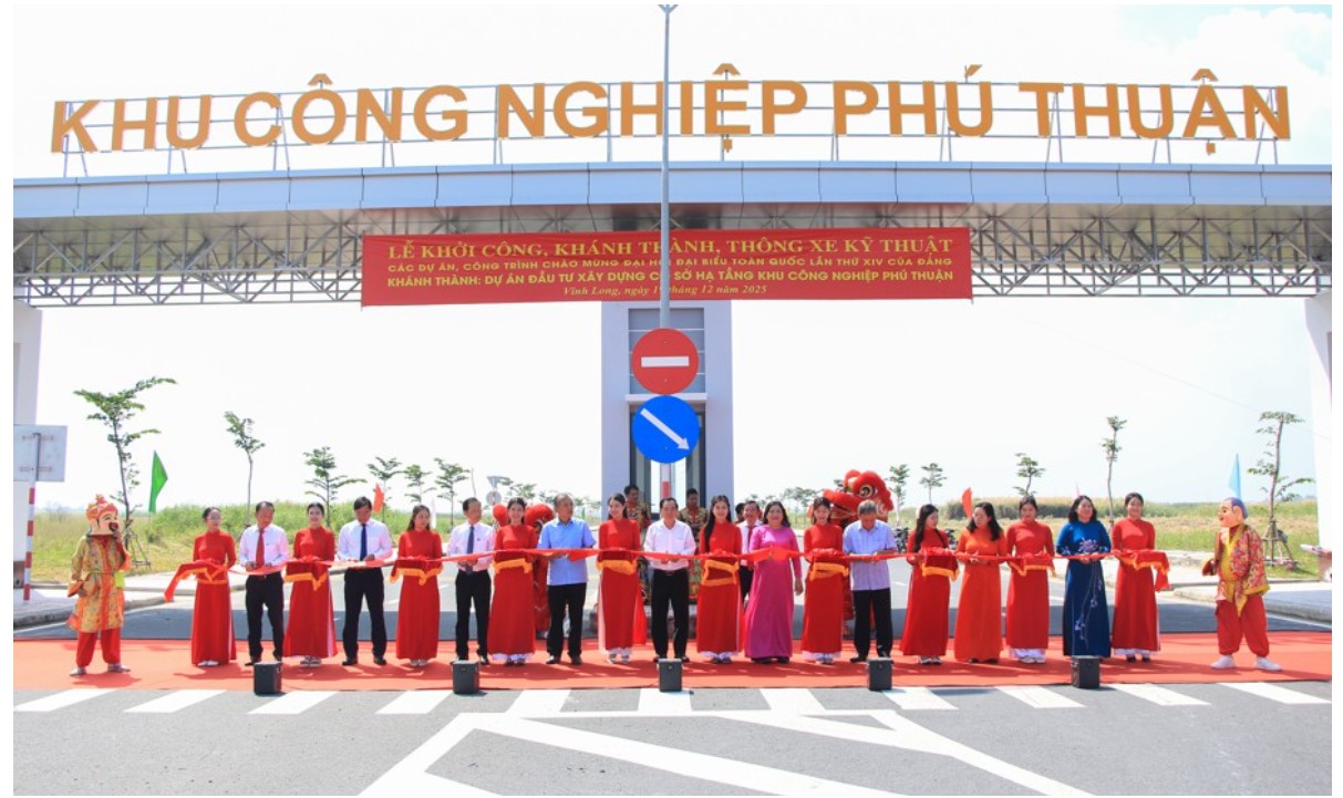 Vĩnh Long: Khánh thành Khu công nghiệp Phú Thuận