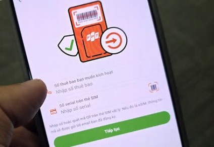 Mạng di động đầu tiên cho kích hoạt sim qua VNeID