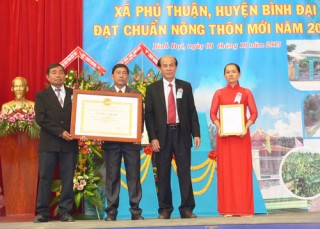 Phú Thuận - xã thứ 6 đạt chuẩn nông thôn mới